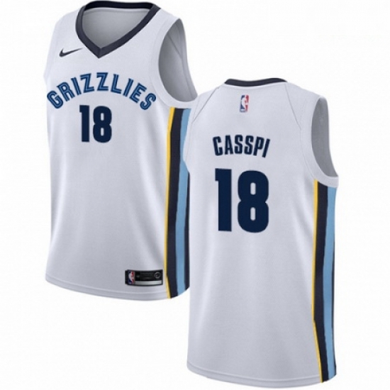 Mens Nike Memphis Grizzlies 18 Omri Casspi Swingman White NBA Jersey Association Edition Mens Nike Memphis Grizzlies 18 Omri Casspi Swingman White NBA Jersey Association Edition