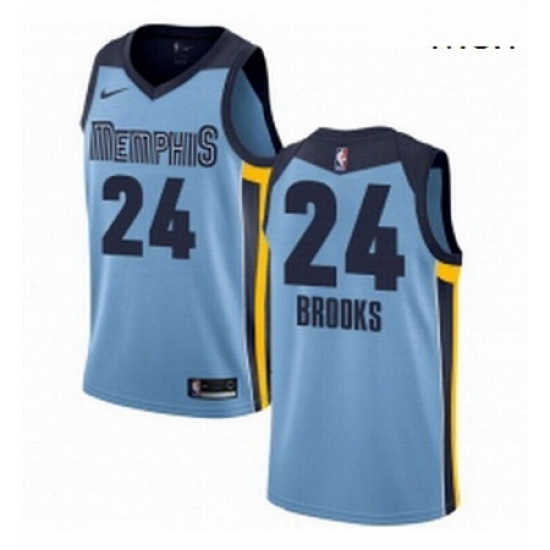Mens Nike Memphis Grizzlies 24 Dillon Brooks Authentic Light Blue NBA Jersey Statement Edition Mens Nike Memphis Grizzlies 24 Dillon Brooks Authentic Light Blue NBA Jersey Statement Edition