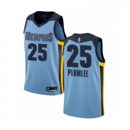Womens Memphis Grizzlies 25 Miles Plumlee Authentic Light Blue Basketball Jersey Statement Edition Womens Memphis Grizzlies 25 Miles Plumlee Authentic Light Blue Basketball Jersey Statement Edition