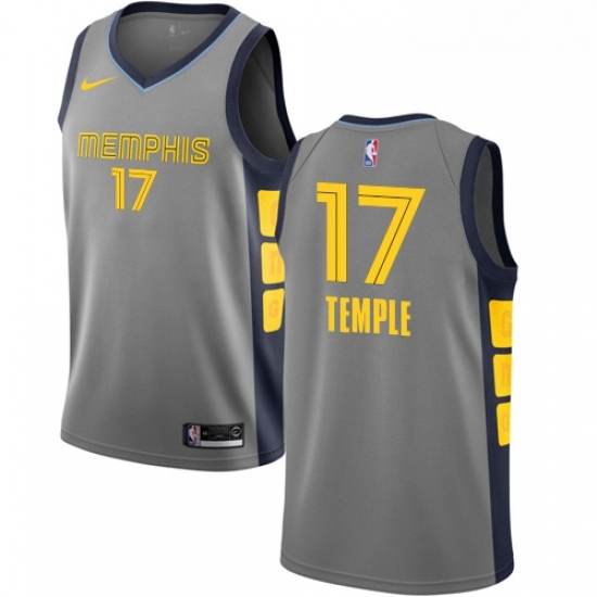 Womens Nike Memphis Grizzlies 17 Garrett Temple Swingman Gray NBA Jersey City Edition Womens Nike Memphis Grizzlies 17 Garrett Temple Swingman Gray NBA Jersey City Edition
