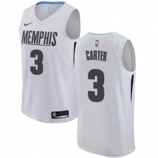 Womens Nike Memphis Grizzlies 3 Jevon Carter Swingman White NBA Jersey City Edition Womens Nike Memphis Grizzlies 3 Jevon Carter Swingman White NBA Jersey City Edition