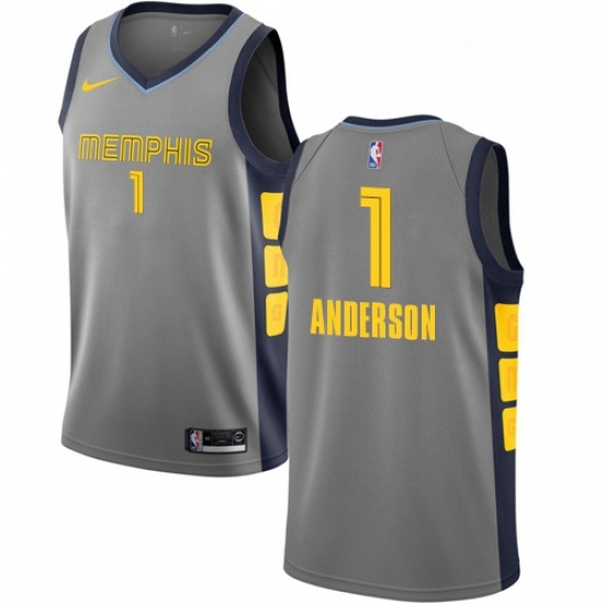 Youth Nike Memphis Grizzlies 1 Kyle Anderson Swingman Gray NBA Jersey City Edition Youth Nike Memphis Grizzlies 1 Kyle Anderson Swingman Gray NBA Jersey City Edition