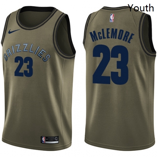 Youth Nike Memphis Grizzlies 23 Ben McLemore Swingman Green Salute to Service NBA Jersey Youth Nike Memphis Grizzlies 23 Ben McLemore Swingman Green Salute to Service NBA Jersey