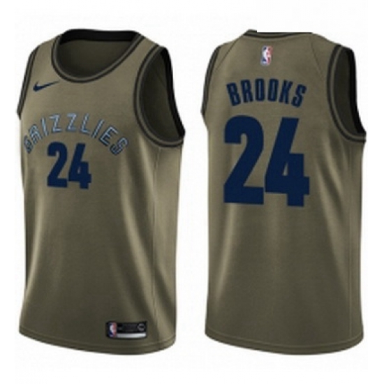 Youth Nike Memphis Grizzlies 24 Dillon Brooks Swingman Green Salute to Service NBA Jersey Youth Nike Memphis Grizzlies 24 Dillon Brooks Swingman Green Salute to Service NBA Jersey