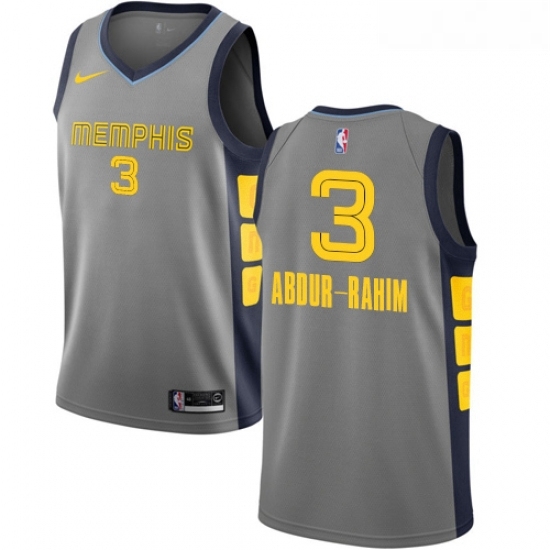 Youth Nike Memphis Grizzlies 3 Shareef Abdur Rahim Swingman Gray NBA Jersey City Edition Youth Nike Memphis Grizzlies 3 Shareef Abdur Rahim Swingman Gray NBA Jersey City Edition