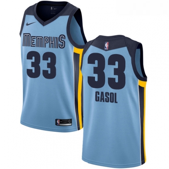 Youth Nike Memphis Grizzlies 33 Marc Gasol Swingman Light Blue NBA Jersey Statement Edition Youth Nike Memphis Grizzlies 33 Marc Gasol Swingman Light Blue NBA Jersey Statement Edition