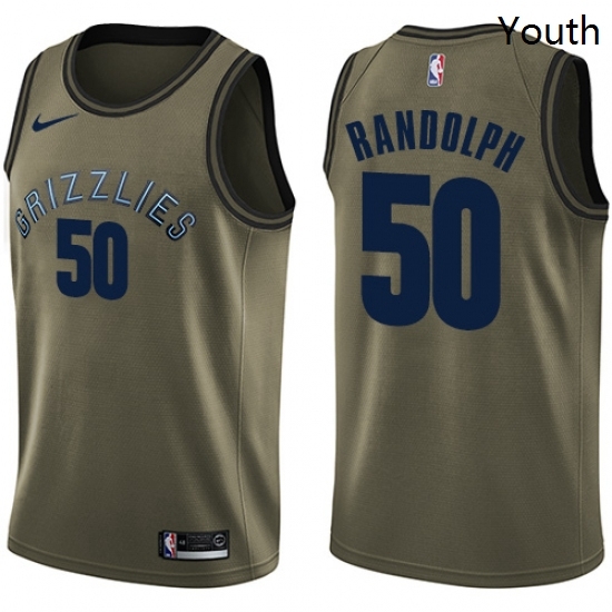 Youth Nike Memphis Grizzlies 50 Zach Randolph Swingman Green Salute to Service NBA Jersey Youth Nike Memphis Grizzlies 50 Zach Randolph Swingman Green Salute to Service NBA Jersey