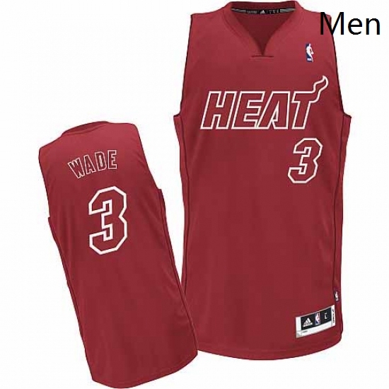 Mens Adidas Miami Heat 3 Dwyane Wade Authentic Red Big Color Fashion NBA Jersey Mens Adidas Miami Heat 3 Dwyane Wade Authentic Red Big Color Fashion NBA Jersey