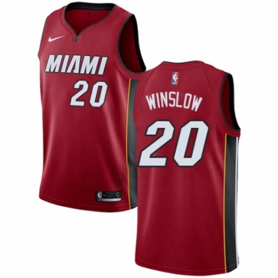 Mens Nike Miami Heat 20 Justise Winslow Swingman Red NBA Jersey Statement Edition Mens Nike Miami Heat 20 Justise Winslow Swingman Red NBA Jersey Statement Edition