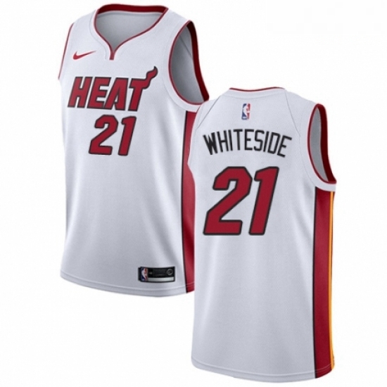 Mens Nike Miami Heat 21 Hassan Whiteside Authentic NBA Jersey Association Edition Mens Nike Miami Heat 21 Hassan Whiteside Authentic NBA Jersey Association Edition