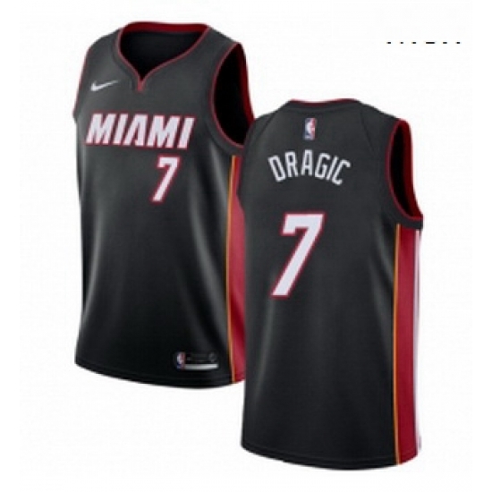 Mens Nike Miami Heat 7 Goran Dragic Swingman Black Road NBA Jersey Icon Edition Mens Nike Miami Heat 7 Goran Dragic Swingman Black Road NBA Jersey Icon Edition