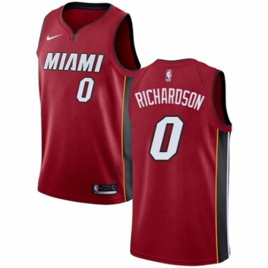 Womens Nike Miami Heat 0 Josh Richardson Swingman Red NBA Jersey Statement Edition Womens Nike Miami Heat 0 Josh Richardson Swingman Red NBA Jersey Statement Edition