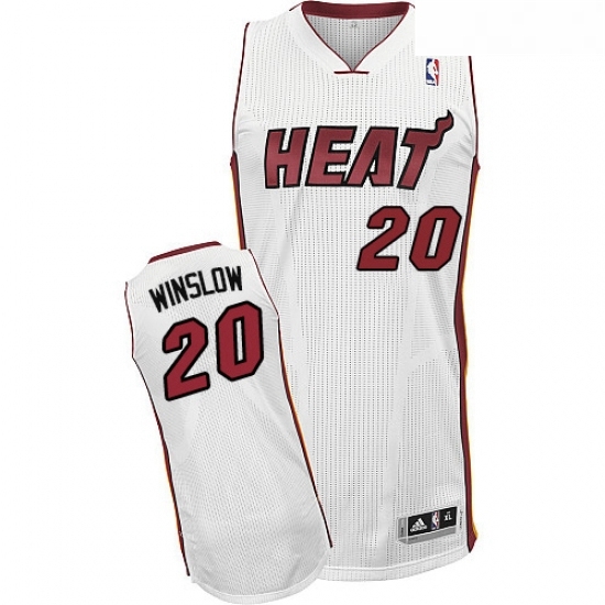Youth Adidas Miami Heat 20 Justise Winslow Authentic White Home NBA Jersey Youth Adidas Miami Heat 20 Justise Winslow Authentic White Home NBA Jersey