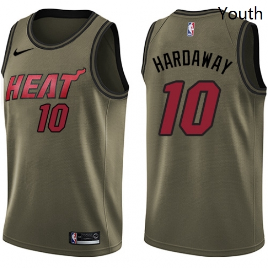 Youth Nike Miami Heat 10 Tim Hardaway Swingman Green Salute to Service NBA Jersey Youth Nike Miami Heat 10 Tim Hardaway Swingman Green Salute to Service NBA Jersey