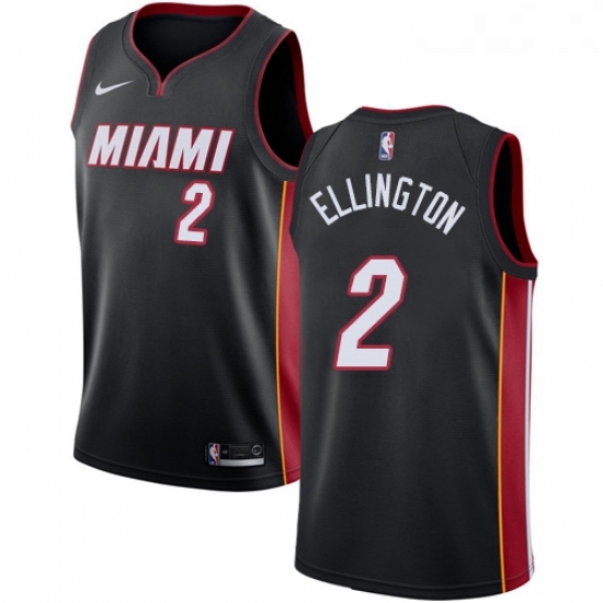 Youth Nike Miami Heat 2 Wayne Ellington Swingman Black Road NBA Jersey Icon Edition Youth Nike Miami Heat 2 Wayne Ellington Swingman Black Road NBA Jersey Icon Edition