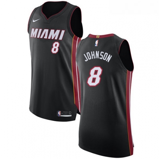 Youth Nike Miami Heat 8 Tyler Johnson Authentic Black Road NBA Jersey Icon Edition Youth Nike Miami Heat 8 Tyler Johnson Authentic Black Road NBA Jersey Icon Edition