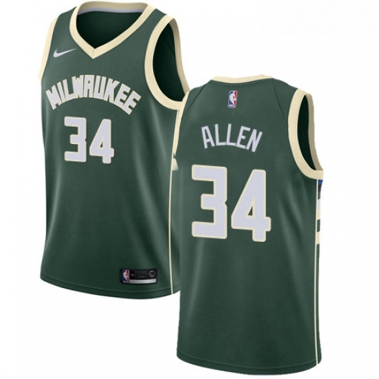 Mens Nike Milwaukee Bucks 34 Ray Allen Swingman Green Road NBA Jersey Icon Edition Mens Nike Milwaukee Bucks 34 Ray Allen Swingman Green Road NBA Jersey Icon Edition