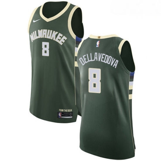 Mens Nike Milwaukee Bucks 8 Matthew Dellavedova Authentic Green Road NBA Jersey Icon Edition Mens Nike Milwaukee Bucks 8 Matthew Dellavedova Authentic Green Road NBA Jersey Icon Edition