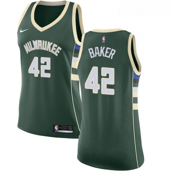 Womens Nike Milwaukee Bucks 42 Vin Baker Swingman Green Road NBA Jersey Icon Edition Womens Nike Milwaukee Bucks 42 Vin Baker Swingman Green Road NBA Jersey Icon Edition