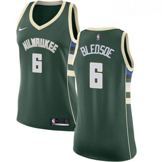 Womens Nike Milwaukee Bucks 6 Eric Bledsoe Authentic Green Road NBA Jersey Icon Edition Womens Nike Milwaukee Bucks 6 Eric Bledsoe Authentic Green Road NBA Jersey Icon Edition
