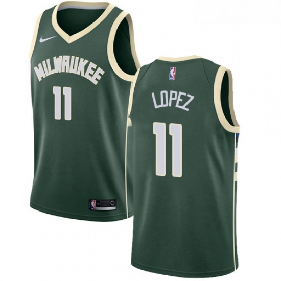 Youth Nike Milwaukee Bucks 11 Brook Lopez Swingman Green NBA Jersey Icon Edition Youth Nike Milwaukee Bucks 11 Brook Lopez Swingman Green NBA Jersey Icon Edition