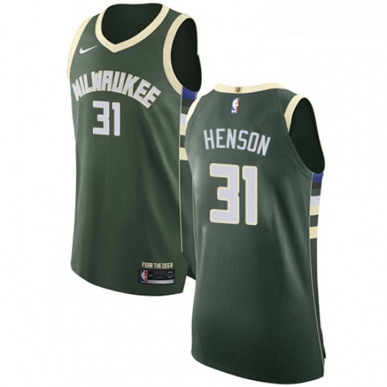 Youth Nike Milwaukee Bucks 31 John Henson Authentic Green Road NBA Jersey Icon Edition Youth Nike Milwaukee Bucks 31 John Henson Authentic Green Road NBA Jersey Icon Edition