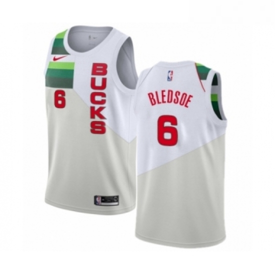 Youth Nike Milwaukee Bucks 6 Eric Bledsoe White Swingman Jersey Earned Edition Youth Nike Milwaukee Bucks 6 Eric Bledsoe White Swingman Jersey Earned Edition