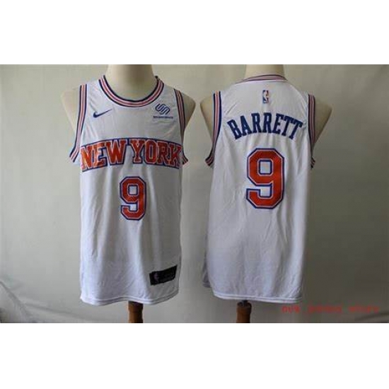 Men Jordan Brand RJ Barrett White New York Knicks 2020 21 Swingman Player Jersey Men Jordan Brand RJ Barrett White New York Knicks 2020 21 Swingman Player Jersey