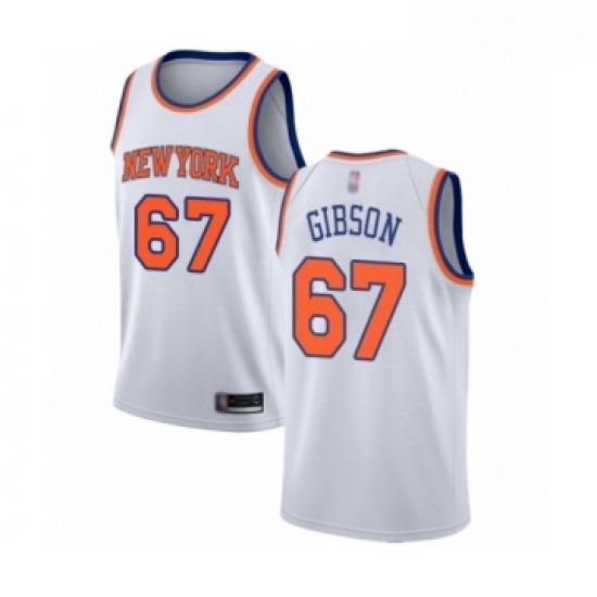 Mens New York Knicks 67 Taj Gibson Authentic White Basketball Jersey Association Edition Mens New York Knicks 67 Taj Gibson Authentic White Basketball Jersey Association Edition