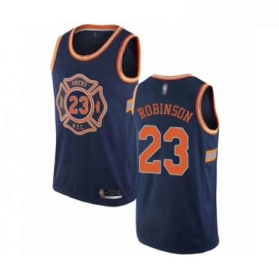 Womens New York Knicks 23 Mitchell Robinson Swingman Navy Blue Basketball Jersey City Edition Womens New York Knicks 23 Mitchell Robinson Swingman Navy Blue Basketball Jersey City Edition