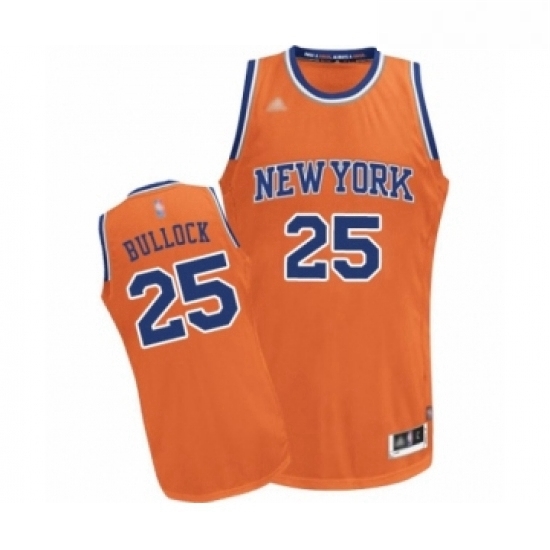 Womens New York Knicks 25 Reggie Bullock Swingman Orange Alternate Basketball Jersey Womens New York Knicks 25 Reggie Bullock Swingman Orange Alternate Basketball Jersey