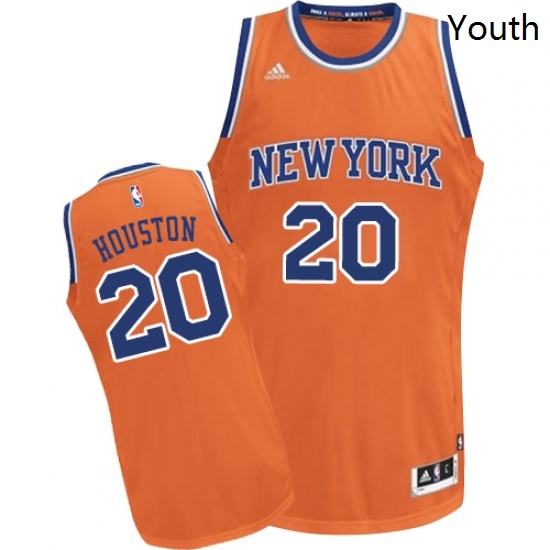 Youth Adidas New York Knicks 20 Allan Houston Swingman Orange Alternate NBA Jersey Youth Adidas New York Knicks 20 Allan Houston Swingman Orange Alternate NBA Jersey