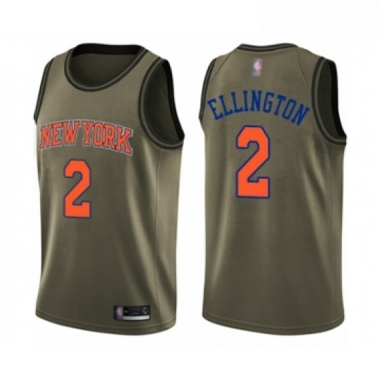 Youth New York Knicks 2 Wayne Ellington Swingman Green Salute to Service Basketball Jersey Youth New York Knicks 2 Wayne Ellington Swingman Green Salute to Service Basketball Jersey