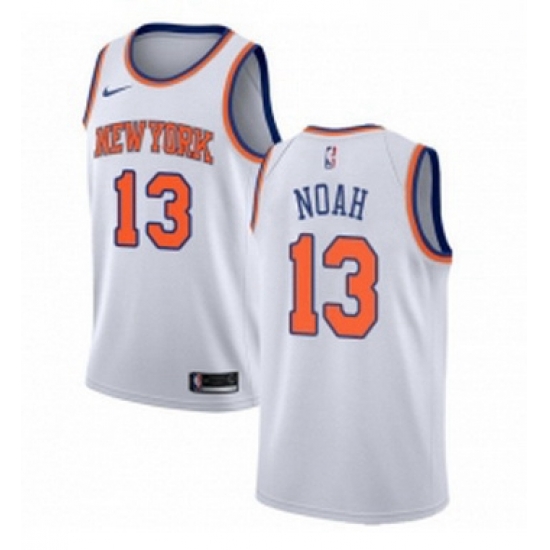 Youth Nike New York Knicks 13 Joakim Noah Authentic White NBA Jersey Association Edition Youth Nike New York Knicks 13 Joakim Noah Authentic White NBA Jersey Association Edition