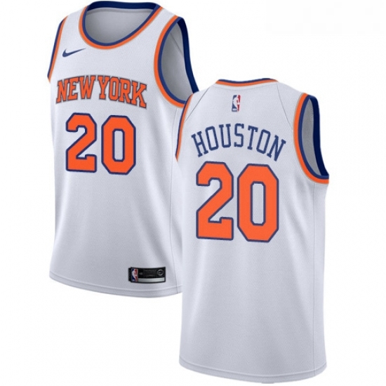 Youth Nike New York Knicks 20 Allan Houston Swingman White NBA Jersey Association Edition Youth Nike New York Knicks 20 Allan Houston Swingman White NBA Jersey Association Edition