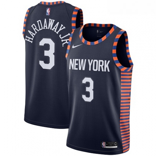 Youth Nike New York Knicks 3 Tim Hardaway Jr Swingman Navy Blue NBA Jersey 2018 19 City Edition Youth Nike New York Knicks 3 Tim Hardaway Jr Swingman Navy Blue NBA Jersey 2018 19 City Edition