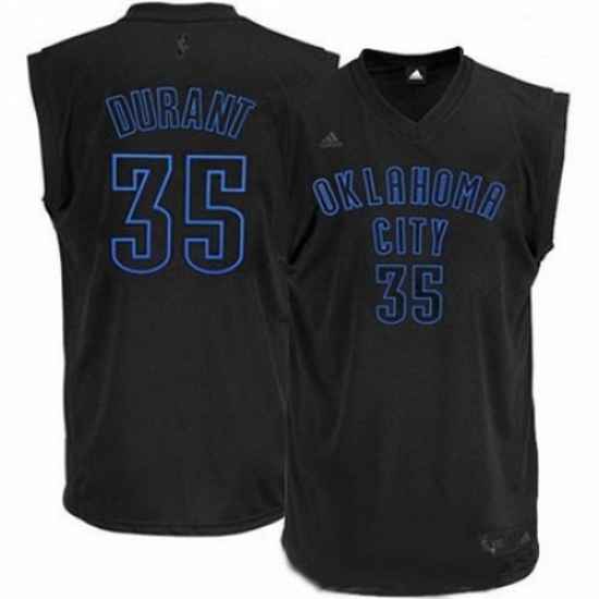 Mens Adidas Oklahoma City Thunder 35 Kevin Durant Swingman Black on Black NBA Jersey Mens Adidas Oklahoma City Thunder 35 Kevin Durant Swingman Black on Black NBA Jersey