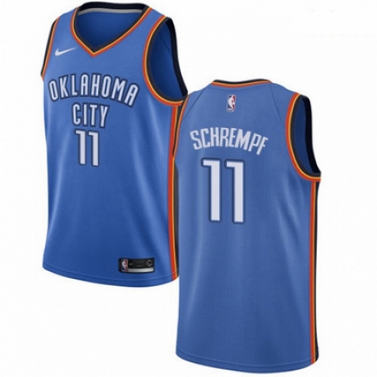 Mens Nike Oklahoma City Thunder 11 Detlef Schrempf Swingman Royal Blue Road NBA Jersey Icon Edition Mens Nike Oklahoma City Thunder 11 Detlef Schrempf Swingman Royal Blue Road NBA Jersey Icon Edition