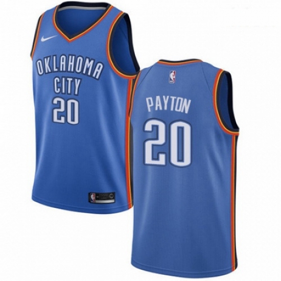 Mens Nike Oklahoma City Thunder 20 Gary Payton Swingman Royal Blue Road NBA Jersey Icon Edition Mens Nike Oklahoma City Thunder 20 Gary Payton Swingman Royal Blue Road NBA Jersey Icon Edition