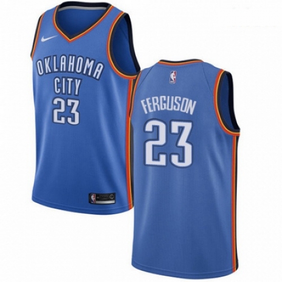Mens Nike Oklahoma City Thunder 23 Terrance Ferguson Swingman Royal Blue Road NBA Jersey Icon Edition Mens Nike Oklahoma City Thunder 23 Terrance Ferguson Swingman Royal Blue Road NBA Jersey Icon Edition