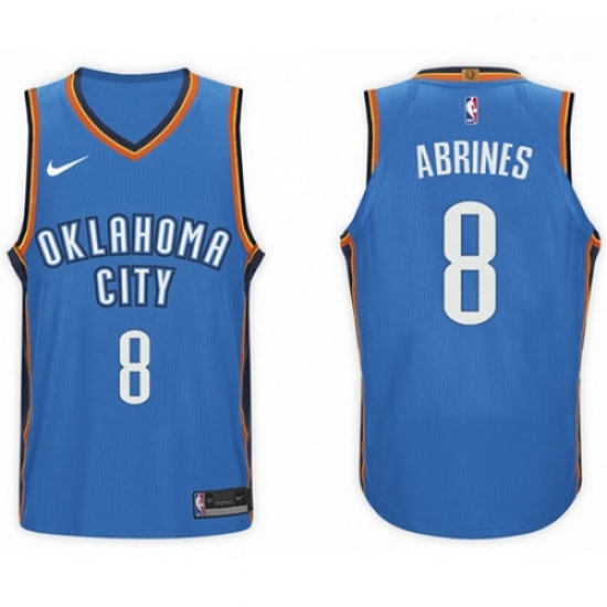 Nike NBA Oklahoma City Thunder 8 Alex Abrines Jersey 2017 18 New Season Blue Jersey Nike NBA Oklahoma City Thunder 8 Alex Abrines Jersey 2017 18 New Season Blue Jersey