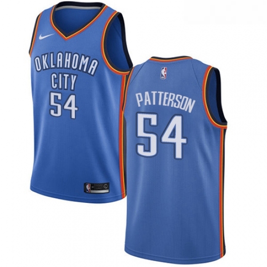Womens Nike Oklahoma City Thunder 54 Patrick Patterson Swingman Royal Blue Road NBA Jersey Icon Edition Womens Nike Oklahoma City Thunder 54 Patrick Patterson Swingman Royal Blue Road NBA Jersey Icon Edition