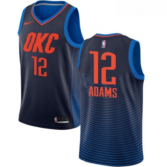 Youth Nike Oklahoma City Thunder 12 Steven Adams Authentic Navy Blue NBA Jersey Statement Edition Youth Nike Oklahoma City Thunder 12 Steven Adams Authentic Navy Blue NBA Jersey Statement Edition