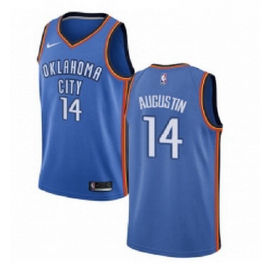 Youth Nike Oklahoma City Thunder 14 DJ Augustin Swingman Royal Blue Road NBA Jersey Icon Edition Youth Nike Oklahoma City Thunder 14 DJ Augustin Swingman Royal Blue Road NBA Jersey Icon Edition