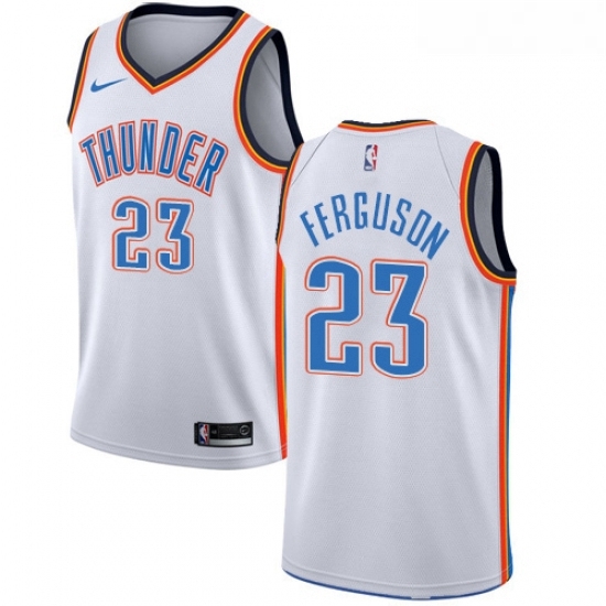Youth Nike Oklahoma City Thunder 23 Terrance Ferguson Authentic White Home NBA Jersey Association Edition Youth Nike Oklahoma City Thunder 23 Terrance Ferguson Authentic White Home NBA Jersey Association Edition