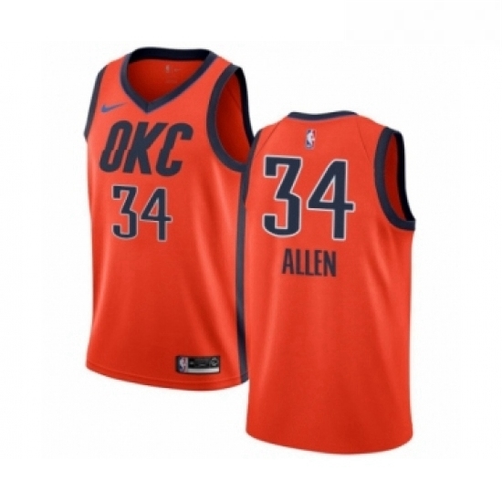 Youth Nike Oklahoma City Thunder 34 Ray Allen Orange Swingman Jersey Earned Edition Youth Nike Oklahoma City Thunder 34 Ray Allen Orange Swingman Jersey Earned Edition