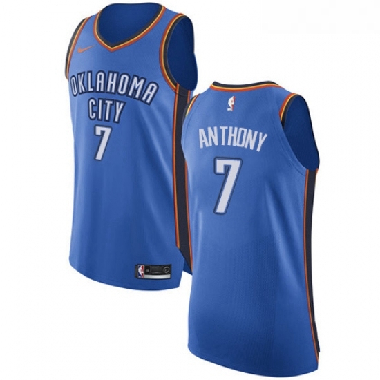 Youth Nike Oklahoma City Thunder 7 Carmelo Anthony Authentic Royal Blue Road NBA Jersey Icon Edition Youth Nike Oklahoma City Thunder 7 Carmelo Anthony Authentic Royal Blue Road NBA Jersey Icon Edition
