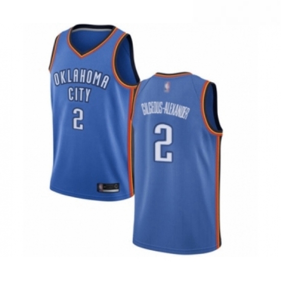Youth Oklahoma City Thunder 2 Shai Gilgeous Alexander Swingman Royal Blue Basketball Jersey Icon Edition Youth Oklahoma City Thunder 2 Shai Gilgeous Alexander Swingman Royal Blue Basketball Jersey Icon Edition