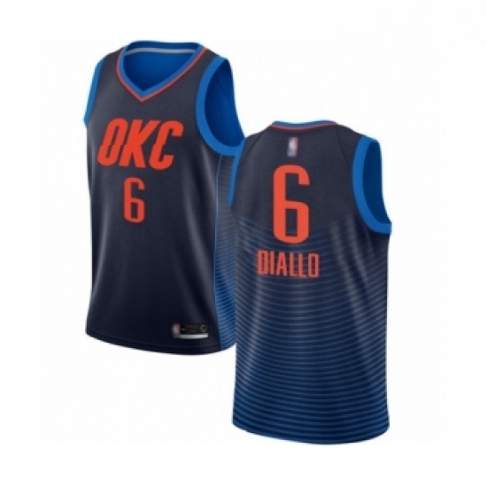 Youth Oklahoma City Thunder 6 Hamidou Diallo Swingman Navy Blue Basketball Jersey Statement Edition Youth Oklahoma City Thunder 6 Hamidou Diallo Swingman Navy Blue Basketball Jersey Statement Edition