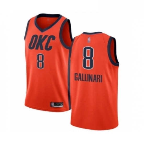 Youth Oklahoma City Thunder 8 Danilo Gallinari Orange Swingman Jersey Earned Edition Youth Oklahoma City Thunder 8 Danilo Gallinari Orange Swingman Jersey Earned Edition